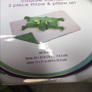 Dragon Pillow and throw set